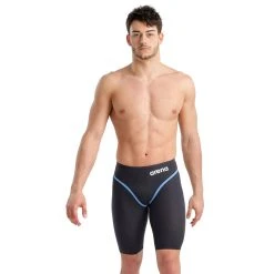 Arena Men’s Powerskin Carbon-Core Fx Jammer – Anthracite/Blue