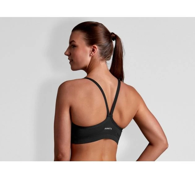 Funkita Ladies Sports Top Still Black 2 Funkita Ladies Sports Top Still Black - Image 2