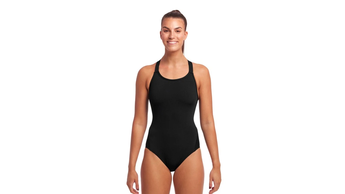 Funkita Womens Eclipse One Piece Still Black 3 Funkita Womens Eclipse One Piece Still Black - Image 3