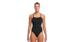 Funkita Ladies Single Strap One Piece Black -Funky Trunks shop 020544