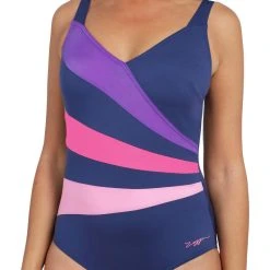 Zoggs WRAP PANEL ADJUSTABLE CLASSIC BACK ONE PIECE -Funky Trunks shop 424400