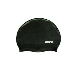 Maru Solid Silicone Hat – Black- One Size