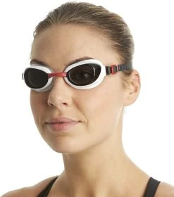 Speedo Aquapure Tinted Goggle Red/Smoke