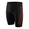 Speedo Mens Boom Logo Black/Red Jammer