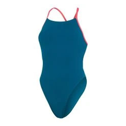 Speedo Women’s Tieback One Piece Swimsuit Blue/Red -Funky Trunks shop 8 12841h163 y1