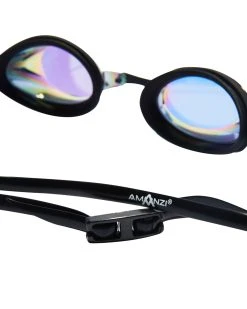 Amanzi Axion Graphite Mirror Pearl Black Goggles With Case -Funky Trunks shop AM33260 7 scaled 1