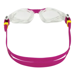 AQUA SPHERE AquaSphere Kayenne Compact Clear/Raspberry/Clear -Funky Trunks shop EP2970016LC KAYENNE COMPACT TRANSP RASP LC 04 BACK