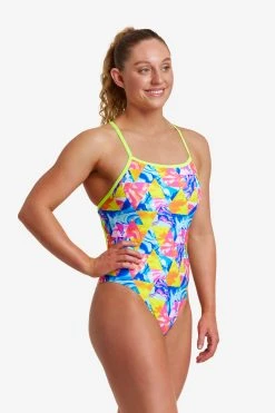 Funkita Ladies Tie Me Tight One Piece Swirl Stopper