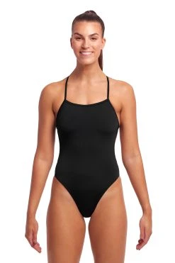 Funkita Ladies Still Black Twisted Back