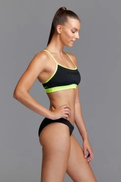 Funkita Ladies Swim Crop Top Stampd -Funky Trunks shop FKS037L STAMPD 0559