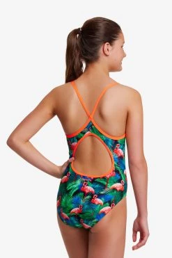 Funkita Girls Diamond Back One Piece Jungle Bungle -Funky Trunks shop FS11G JUNGLE BUNGLE 5