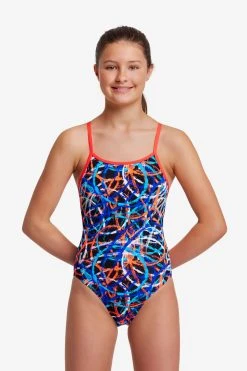 Funkita Girls Diamond Back One Piece Spin Doctor 7 Funkita Girls Diamond Back One Piece Spin Doctor -Funky Trunks shop FS11G SPIN DOCTOR 17