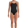 Funkita Girls Diamond Back One Piece Still Black