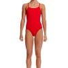 Funkita Girls Diamond Back One Piece Still Red