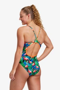 Funkita Ladies Diamond Back One Piece Jungle Bungle -Funky Trunks shop FS11L JUNGLE BUNGLE 10