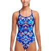 Funkita Ladies Diamond Back One Piece Mad Mirror