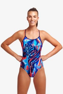 Funkita Ladies Diamond Back One Piece Zee Bra -Funky Trunks shop FS11L ZEE BRA 13