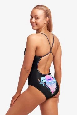 Funkita Ladies Dolph Lundgren Single Strap 6 Funkita Ladies Dolph Lundgren Single Strap -Funky Trunks shop FS15L DOLPH LUNDGREN 13
