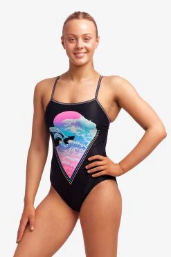 Funkita Ladies Dolph Lundgren Single Strap 7 Funkita Ladies Dolph Lundgren Single Strap -Funky Trunks shop FS15L DOLPH LUNDGREN 19