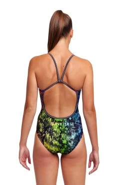 Funkita Ladies Lion Eyes Single Strap -Funky Trunks shop FS15L LION EYES 02