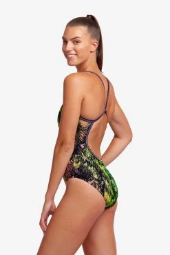 Funkita Ladies Lion Eyes Single Strap -Funky Trunks shop FS15L LION EYES 09