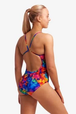 Funkita Ladies Ocean Galaxy Single Strap 6 Funkita Ladies Ocean Galaxy Single Strap -Funky Trunks shop FS15L OCEAN GALAXY 08
