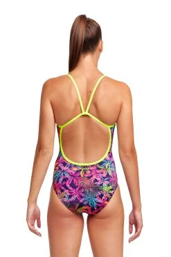 Funkita Ladies Palm Puppy Single Strap 7 Funkita Ladies Palm Puppy Single Strap -Funky Trunks shop FS15L PALM PUPPY 02