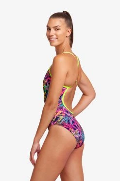 Funkita Ladies Palm Puppy Single Strap 8 Funkita Ladies Palm Puppy Single Strap -Funky Trunks shop FS15L PALM PUPPY 07