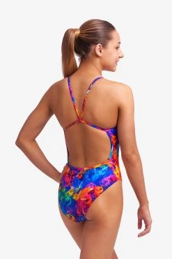 Funkita Girls Single Strap One Piece Ocean Galaxy -Funky Trunks shop FS16G OCEAN GALAXY 08