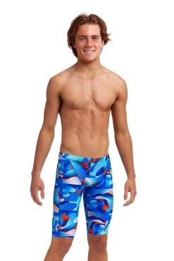 Funky Trunks Boy’s Training Jammers Battle Blue