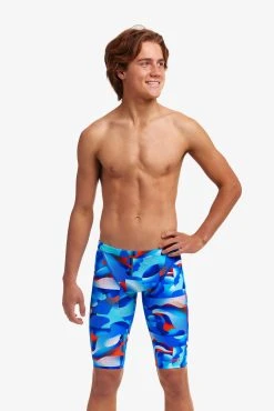 Funky Trunks Boy’s Training Jammers Battle Blue -Funky Trunks shop FT37B BATTLE BLUE 17 scaled 1