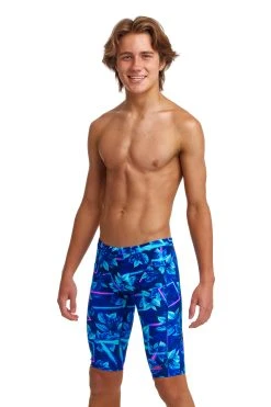 Funky Trunks Boy’s Training Jammers Leaf Laser -Funky Trunks shop FT37B LEAF LASER 01
