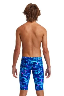 Funky Trunks Boy’s Training Jammers Leaf Laser -Funky Trunks shop FT37B LEAF LASER 02