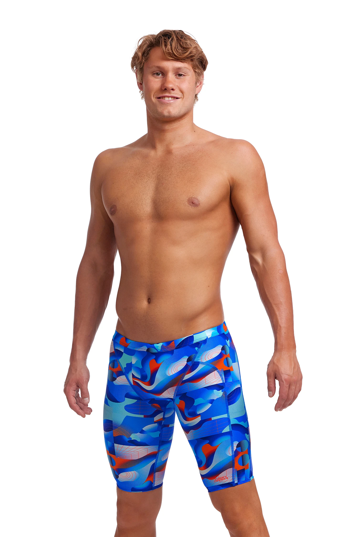 Funky Trunks Men’s Training Jammers Battle Blue 2 Funky Trunks Men’s Training Jammers Battle Blue - Image 2