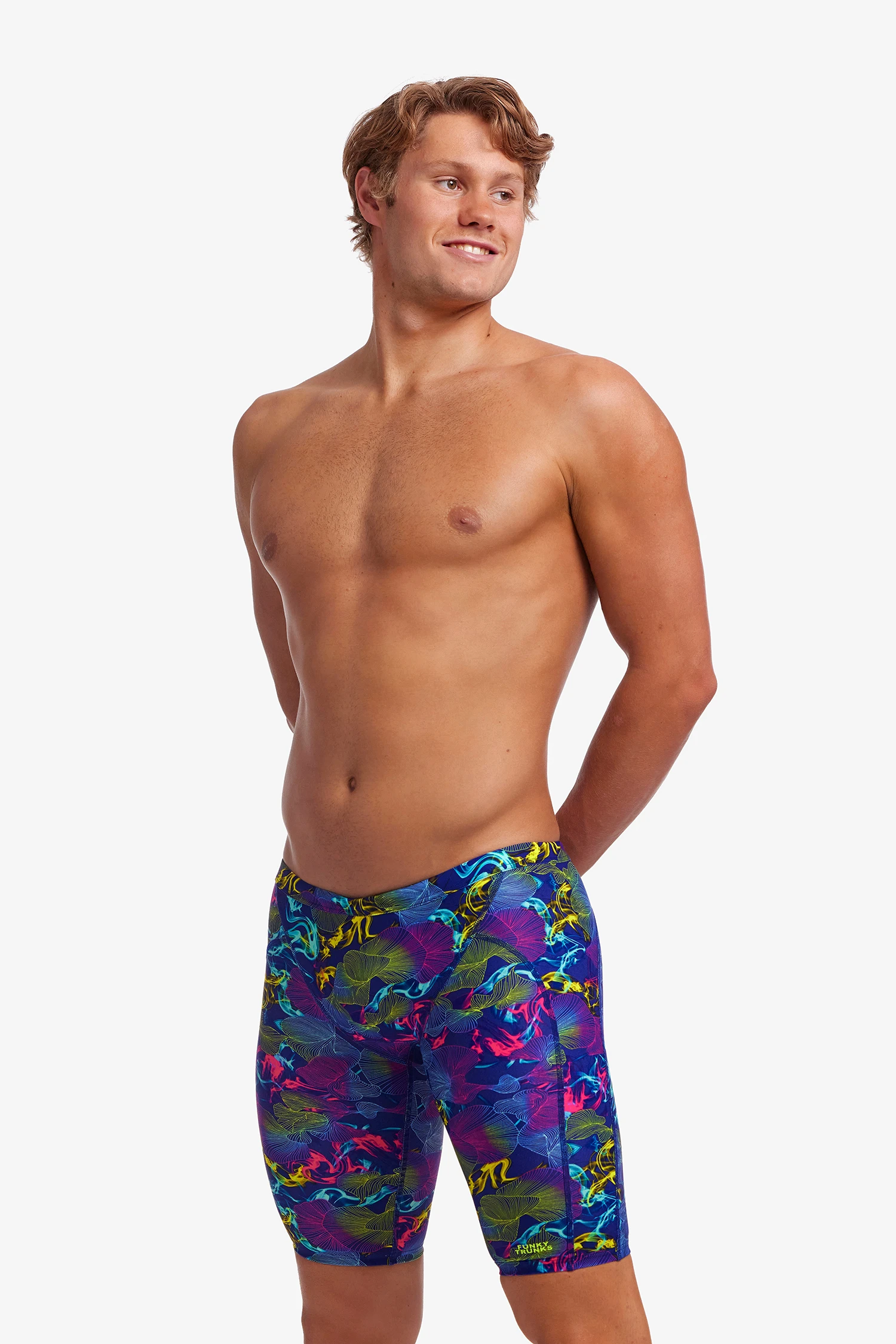 Funky Trunks Men’s Training Jammers Oyster Saucy 3 Funky Trunks Men’s Training Jammers Oyster Saucy - Image 3