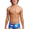 Funky Trunks Boy’s Sidewinder Trunks Battle Blue