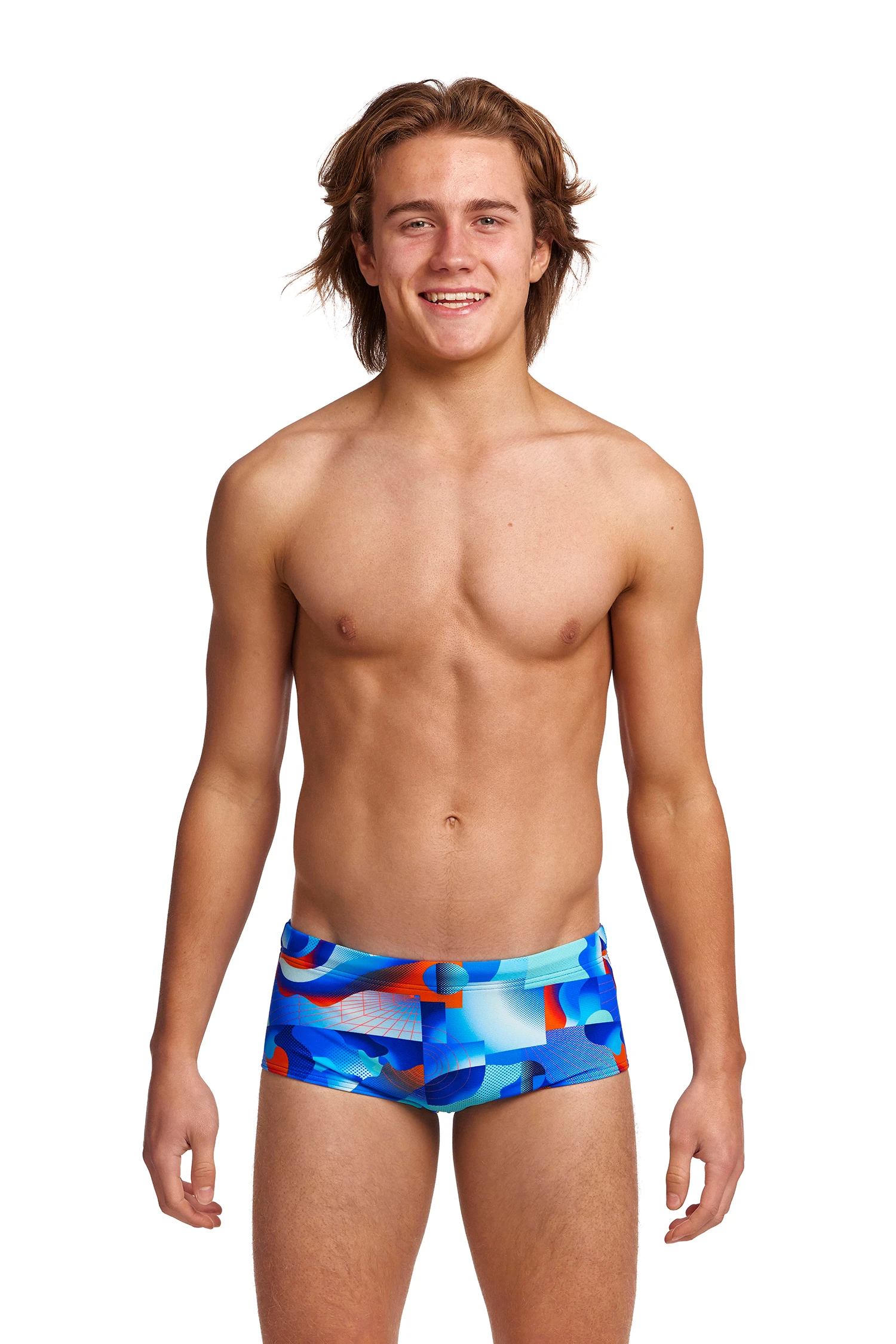 Funky Trunks Boy’s Sidewinder Trunks Battle Blue 1 Funky Trunks Boy’s Sidewinder Trunks Battle Blue
