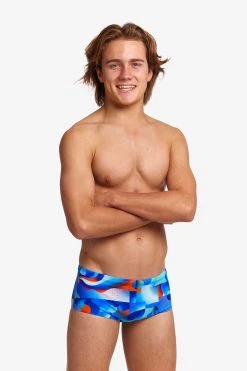 Funky Trunks Boy’s Sidewinder Trunks Battle Blue 5 Funky Trunks Boy’s Sidewinder Trunks Battle Blue -Funky Trunks shop FTS010B BATTLE BLUE 09