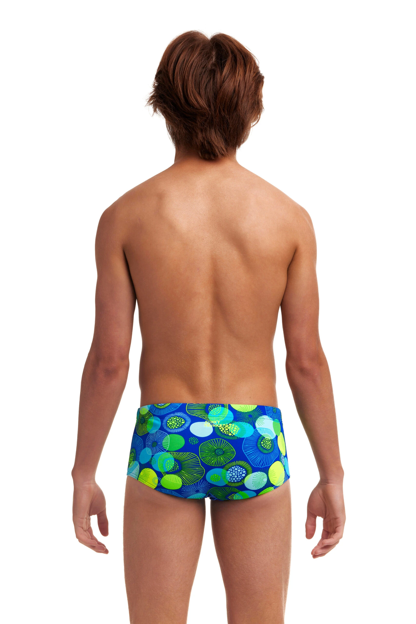 Funky Trunks Boy’s Sidewinder Trunks Blue Bottle 2 Funky Trunks Boy’s Sidewinder Trunks Blue Bottle - Image 2