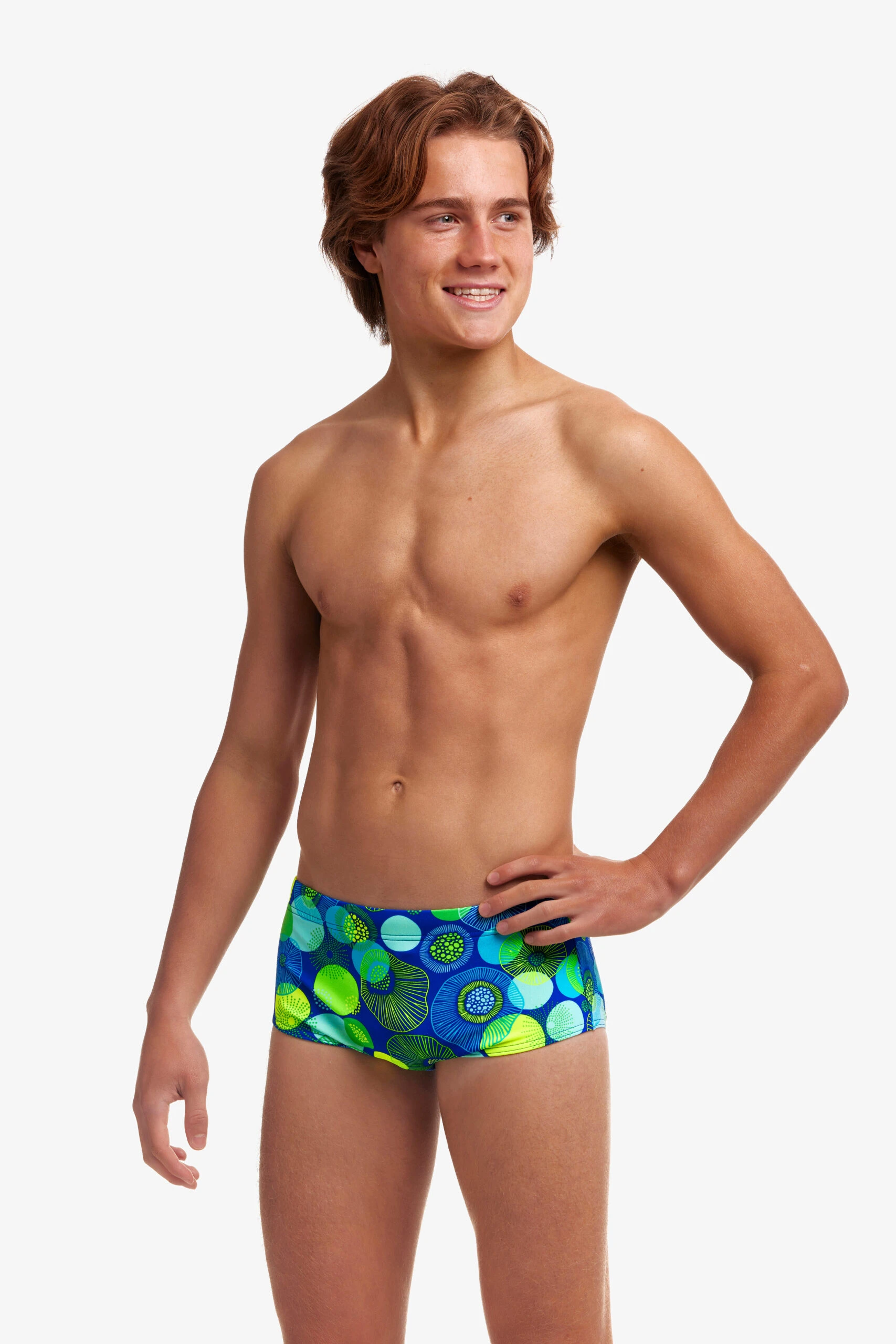 Funky Trunks Boy’s Sidewinder Trunks Blue Bottle 3 Funky Trunks Boy’s Sidewinder Trunks Blue Bottle - Image 3