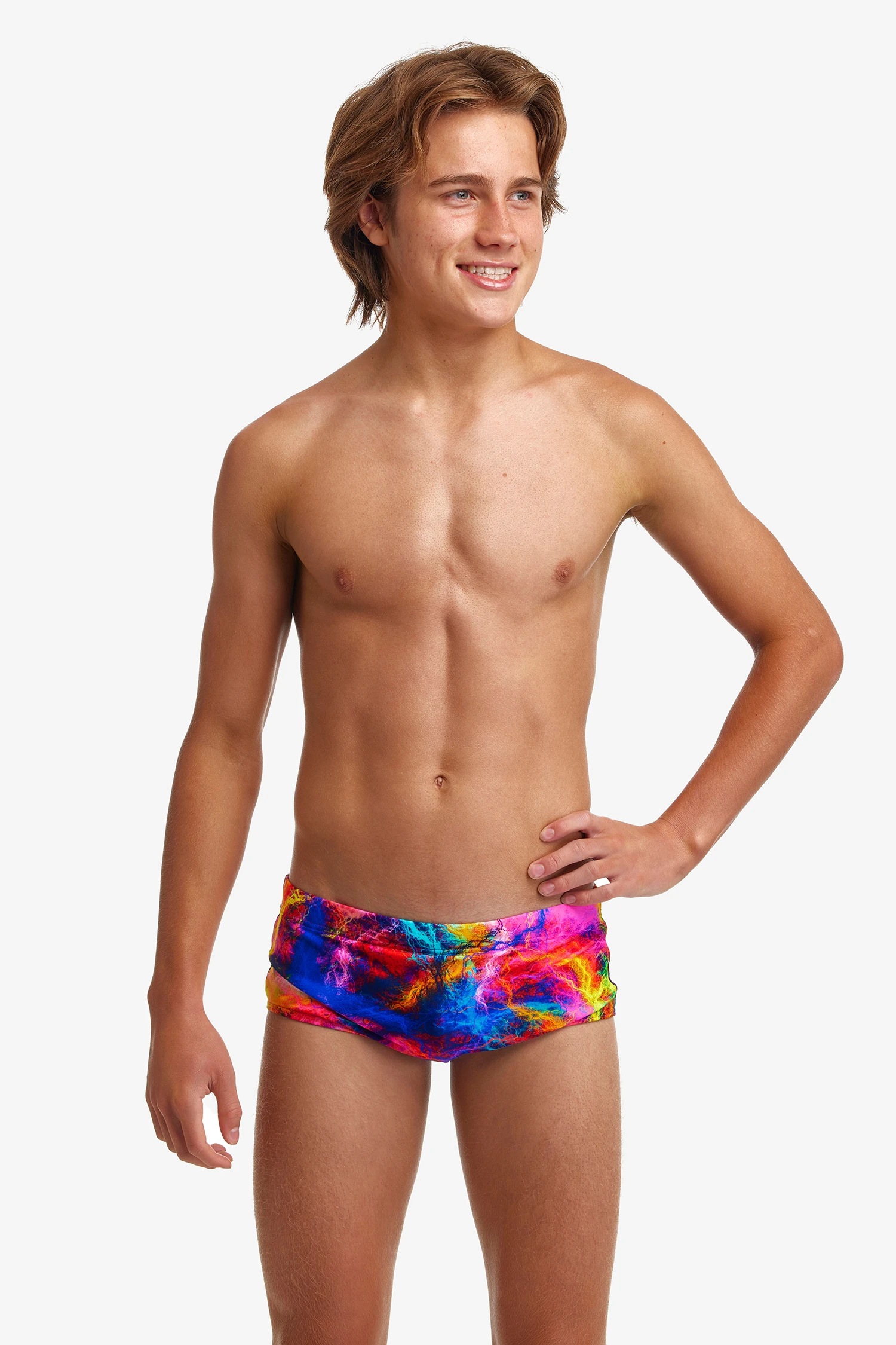 Funky Trunks Boy’s Sidewinder Trunks Solar Flares 4 Funky Trunks Boy’s Sidewinder Trunks Solar Flares - Image 4