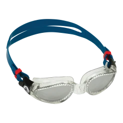 Aqua Sphere Kaiman Mirrored Goggle Clear/Petrol/Mirror -Funky Trunks shop KAIMAN EP3000098LMS CLEAR PETROL LMS 03 RIGHT