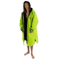 Dryrobe Advance Adult Long Sleeve Medium Limited Edition Injection Green/Black -Funky Trunks shop Lime product 1 1 1
