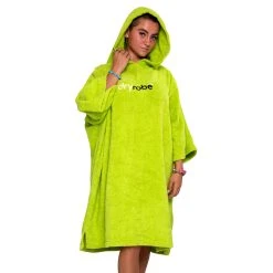 Medium Organic Towel Dryrobe Lime Injection Limited Edition -Funky Trunks shop Lime towel product 2