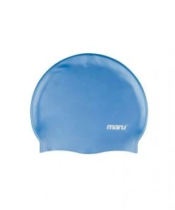 Maru Solid Silicone Hat – Blue- One Size