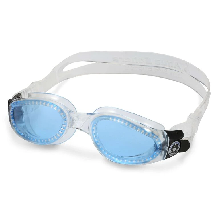 Aqua Sphere Kaiman Goggle-Blue Tinted Lens/Clear Frame 2 Aqua Sphere Kaiman Goggle-Blue Tinted Lens/Clear Frame - Image 2