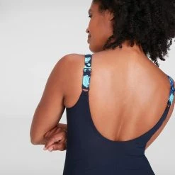 Speedo Women’s LunaLustre Shaping Swimsuit Blue -Funky Trunks shop ezgif 1 e56c45ac35