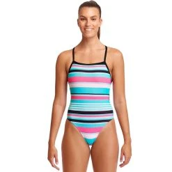 Funkita Ladies Tie Me Tight One Piece Fresh Mint