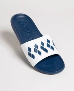 Arena Urban Slide Sandals Navy/white 5 Arena Urban Slide Sandals Navy/white -Funky Trunks shop ezgif 5 4d153580f7