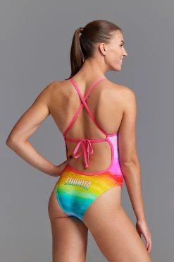 Funkita Ladies Ocean Ink Tie Me Tight -Funky Trunks shop fks001l ocean ink 3 1